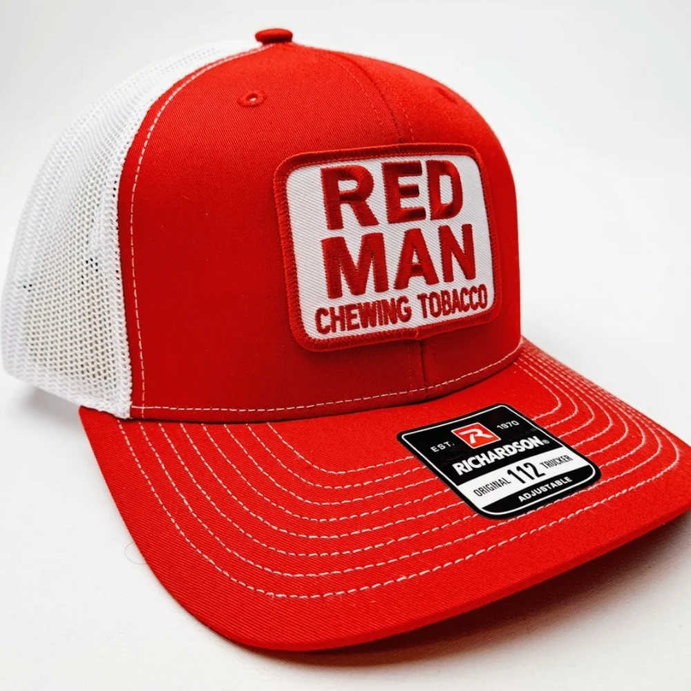 RedMan Retro Vintage Style Chew Snuff Dip Chaw Heritage Classic American Hat Cap